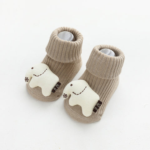 Image of Baby Socks Dispensing Glue Non-Slip Loose Baby Socks Children Floor Socks