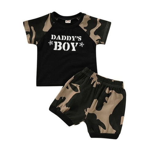 Image of Infant Baby Boy Clothes set Kid Letter