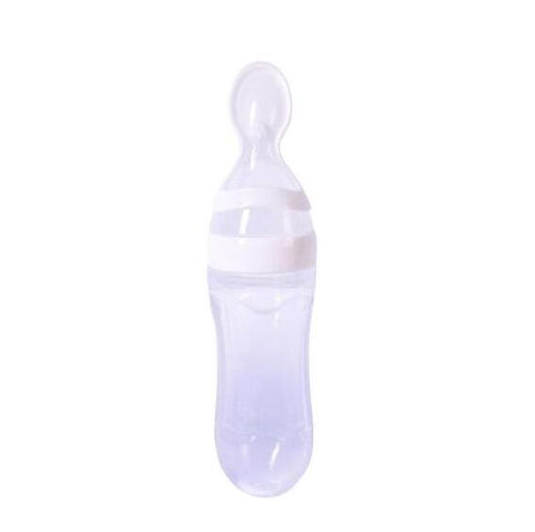 Image of Silicone Training Rice Spoon, Infant Cereal Food Supplement, Safe Feeder