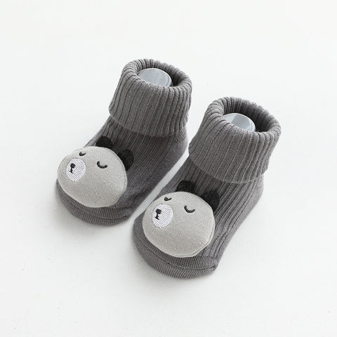 Image of Baby Socks Dispensing Glue Non-Slip Loose Baby Socks Children Floor Socks