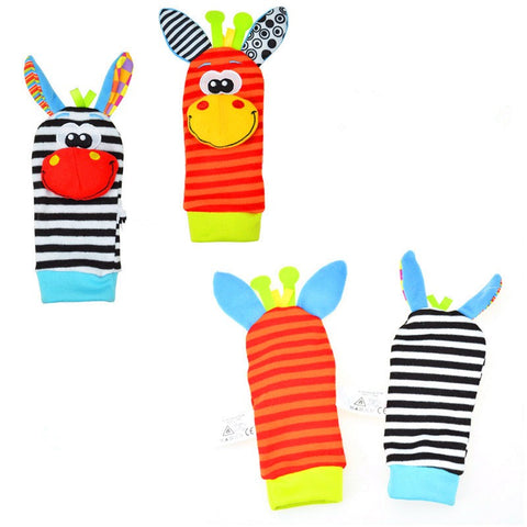 Image of Baby Cartoon Bell Wrist Strap Or Socks