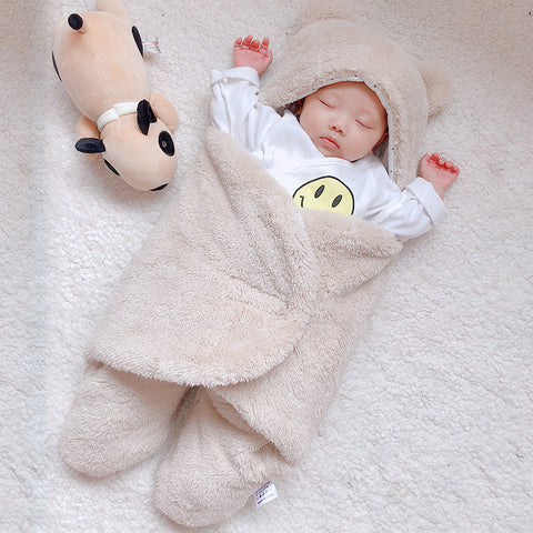 Image of Baby Sleeping Bag Envelope for Newborn Baby Winter Swaddle Blanket