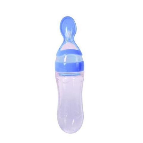 Image of Silicone Training Rice Spoon, Infant Cereal Food Supplement, Safe Feeder